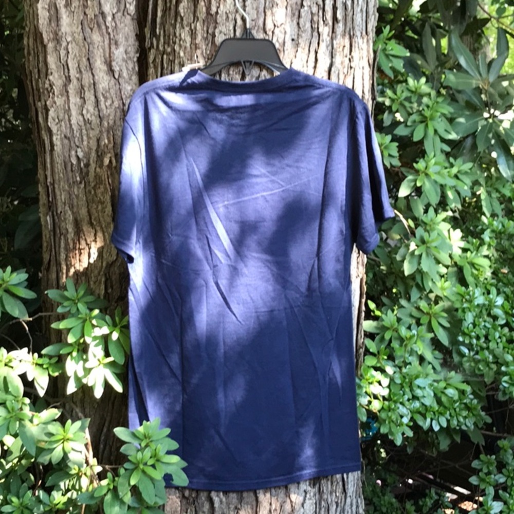 NWT Russell Athletic Navy Blue Short Sleeves Logo Tee S